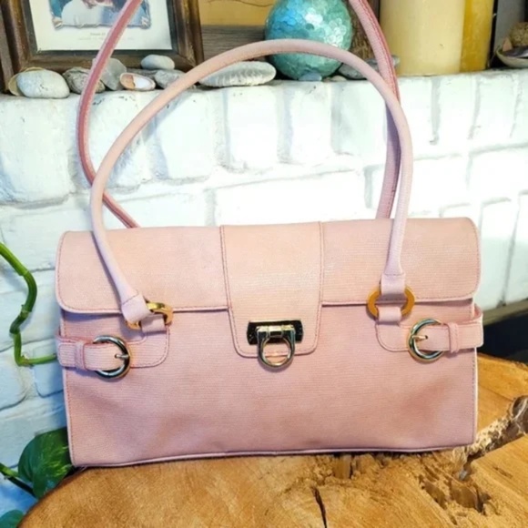 Vintage Lord & Taylor Reptile Pattern Leather Bag - Picture 5 of 15